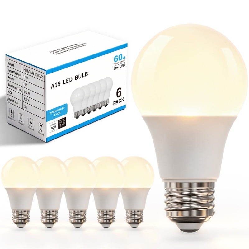 Sunlinkco A19 60W Equivalent LED Light Bulb 6-Pack: $9.78 Sunlinkco A19 60W Equivalent LED Light Bulb 6-Pack: $9.78