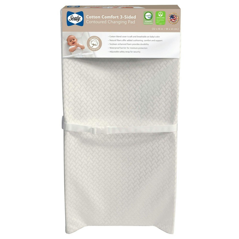 Sealy Cotton Comfort 3-Sided Contoured Changing Pad: $31.99 Sealy Cotton Comfort 3-Sided Contoured Changing Pad: $31.99