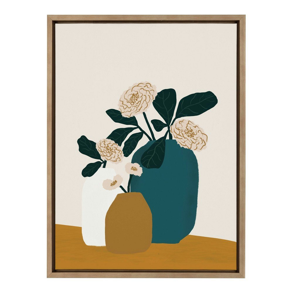 Kate & Laurel 18\" x 24\" Sylvie Stillness Framed Canvas: $59.99 Kate & Laurel 18\" x 24\" Sylvie Stillness Framed Canvas: $59.99