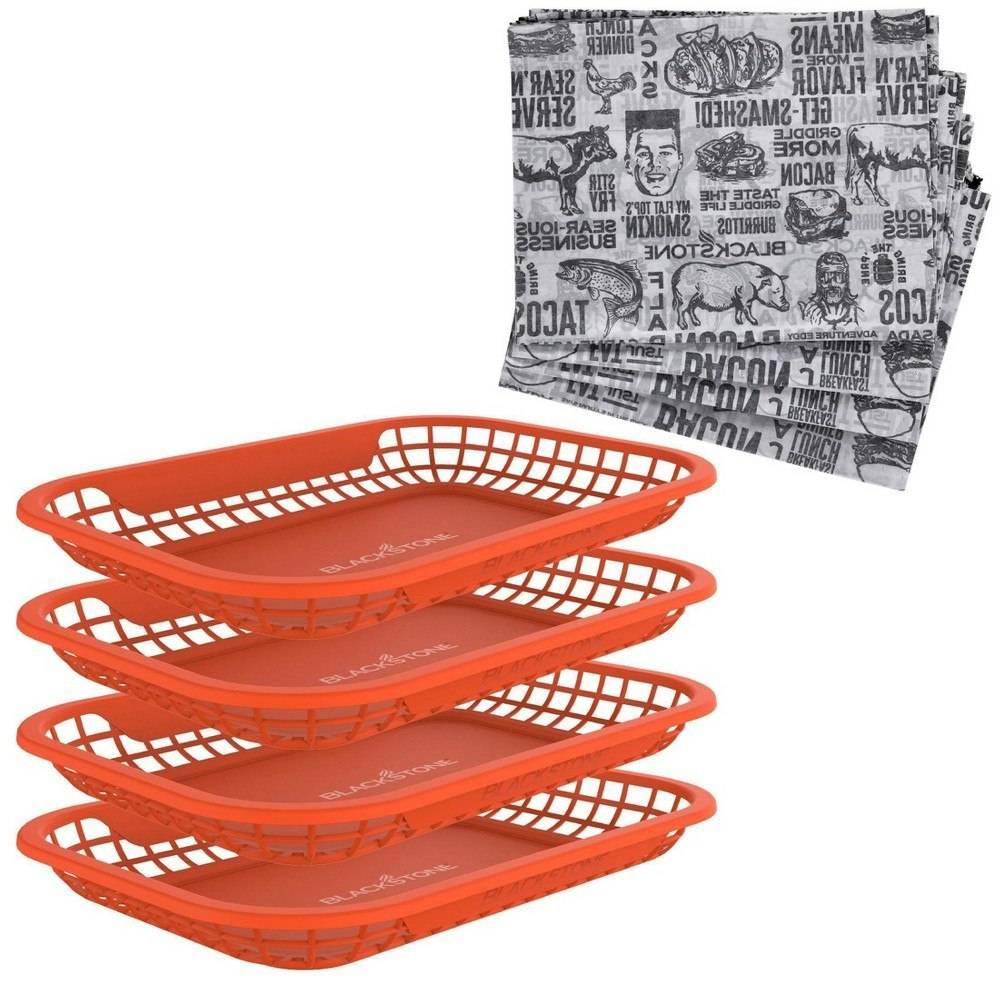 Blackstone 4-Piece Burger Baskets with Liners: $14.99