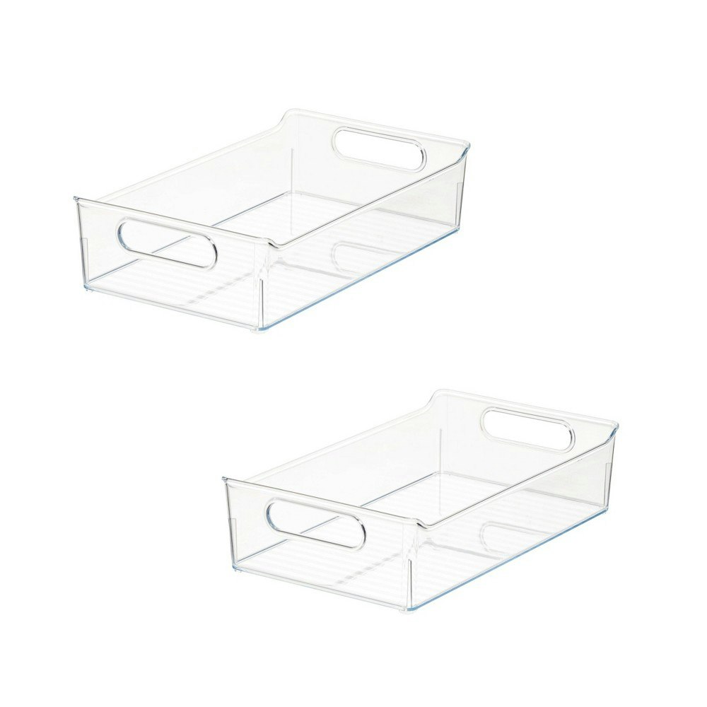 iDesign Recycled Plastic Pantry Storage Bin 2-Pack: $19.99