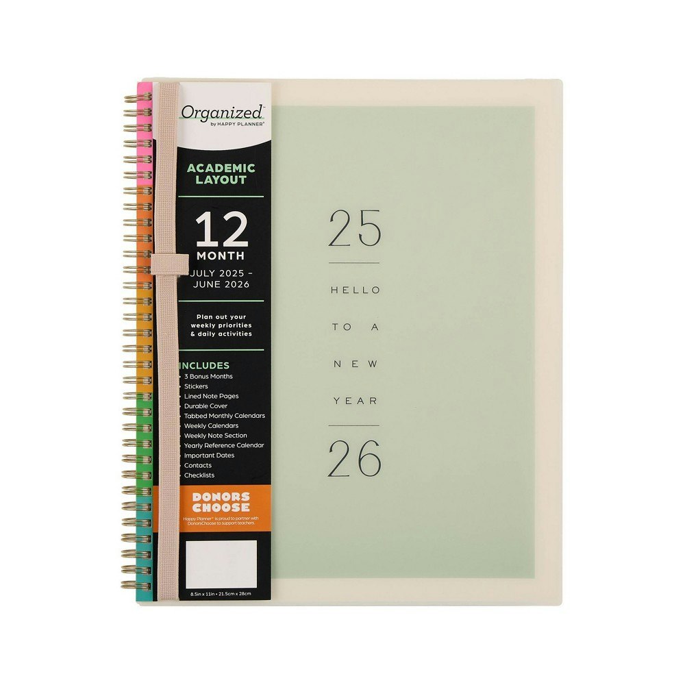 Happy Brands July 2025 - June 2026 Weekly/Monthly Planner: $17.99 Happy Brands July 2025 - June 2026 Weekly/Monthly Planner: $17.99