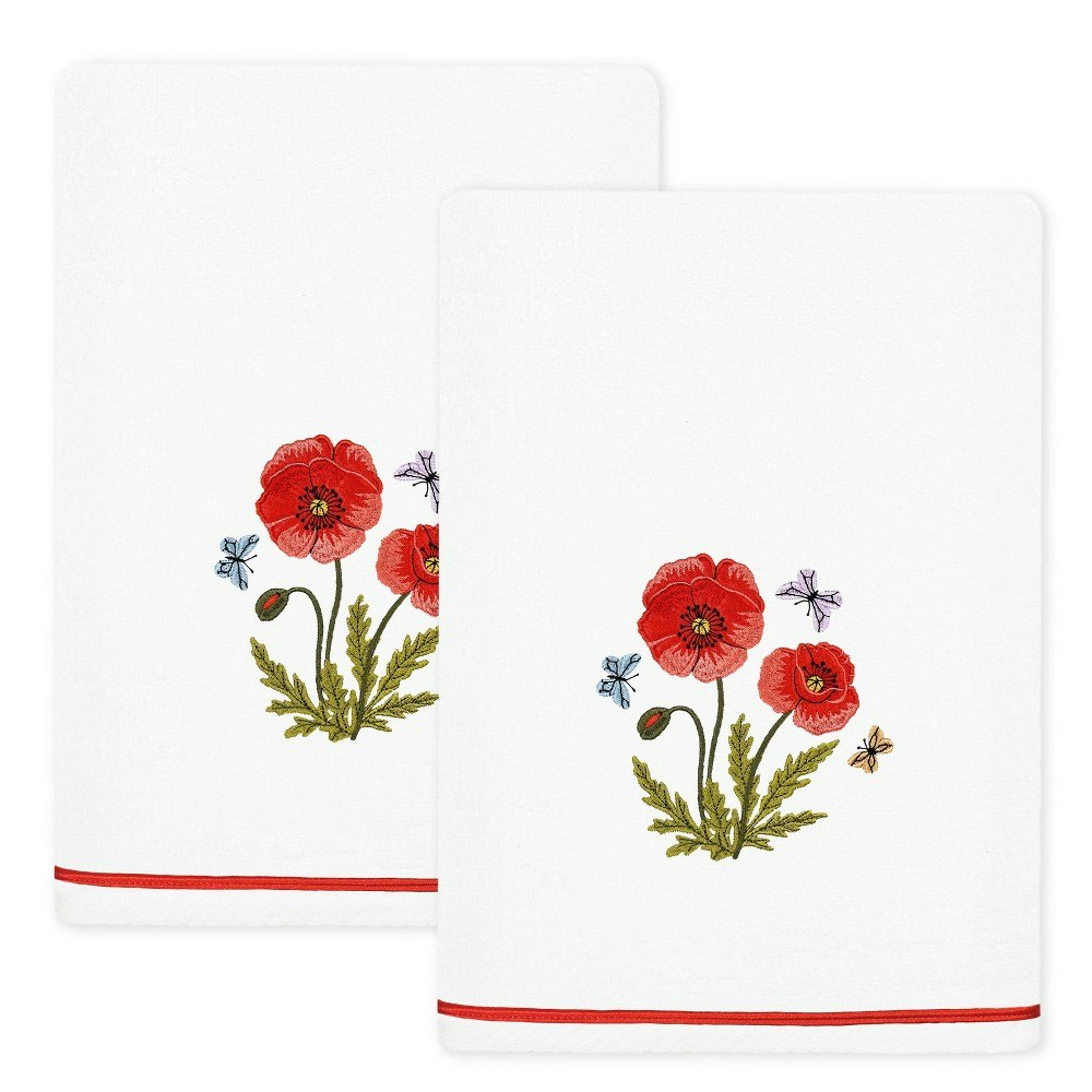 Linum Home Textiles Polly Design Embellished Bath Towel 2-Piece Set: $86.99 Linum Home Textiles Polly Design Embellished Bath Towel 2-Piece Set: $86.99