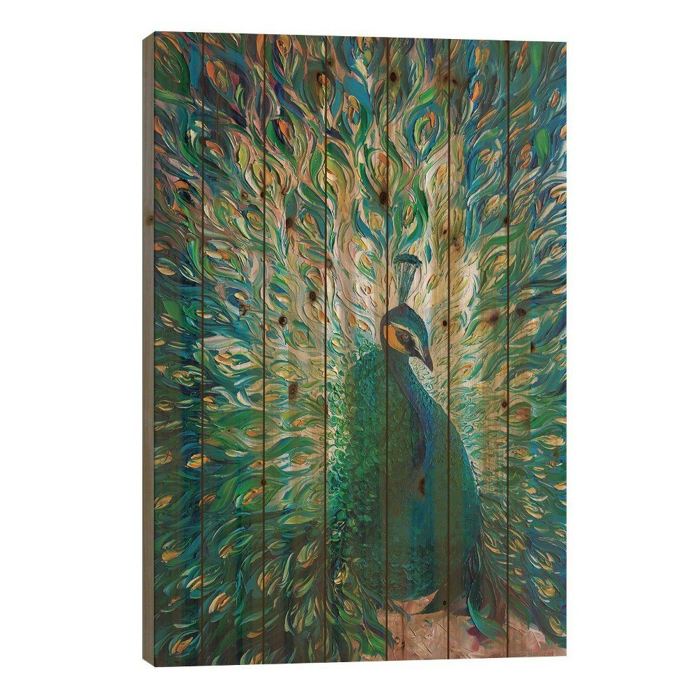 Willson Lau 40" x 26" Peacock XXII Wood Print: $113.99 Willson Lau 40" x 26" Peacock XXII Wood Print: $113.99