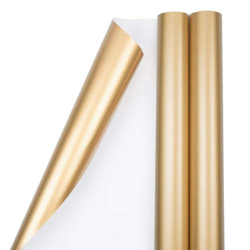 Jam Paper Gold Matte Gift Wrapping Paper 2-Pack: $23.99 Jam Paper Gold Matte Gift Wrapping Paper 2-Pack: $23.99