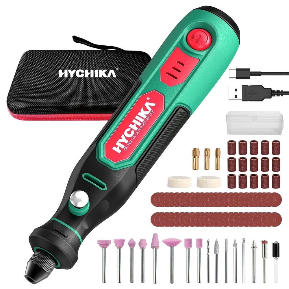 Hychika 3.6V Cordless Rotary Tool Kit with 89 Accessories: $17.99 Hychika 3.6V Cordless Rotary Tool Kit with 89 Accessories: $17.99