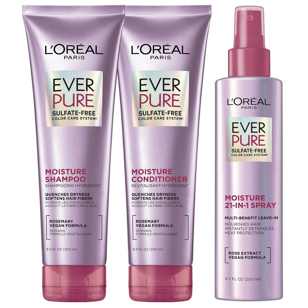 L'Oreal Paris EverPure Moisture Rosemary Oil Hair Care Set: $0 L'Oreal Paris EverPure Moisture Rosemary Oil Hair Care Set: $0