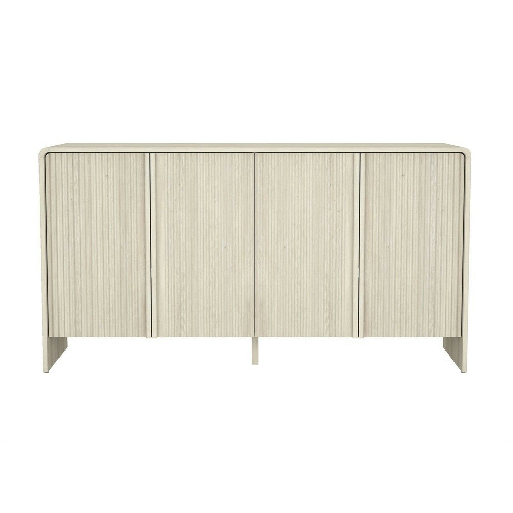 Manhattan Comfort 60-Inch Novara 4-Door Sideboard: $439.99 Manhattan Comfort 60-Inch Novara 4-Door Sideboard: $439.99
