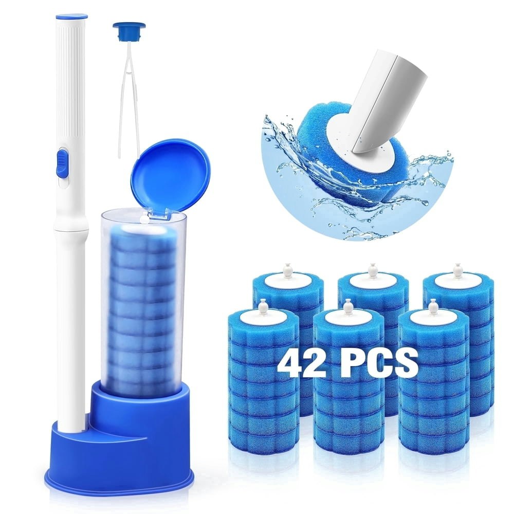 Newe Disposable Toilet Brush with 42 Refills: $17.99
