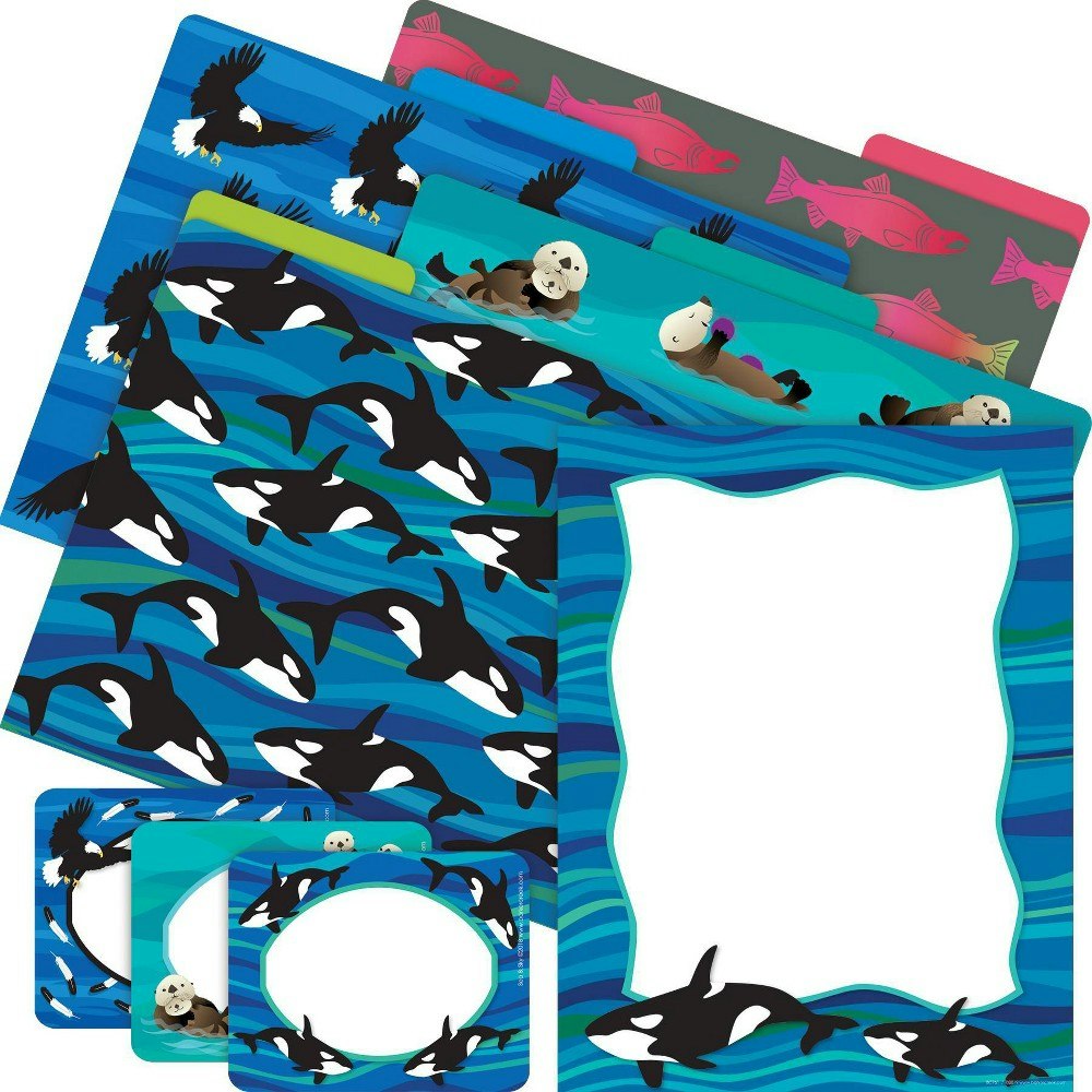 Barker Creek Sea and Sky Whale File Folders 107-Piece Set: $46.49 Barker Creek Sea and Sky Whale File Folders 107-Piece Set: $46.49