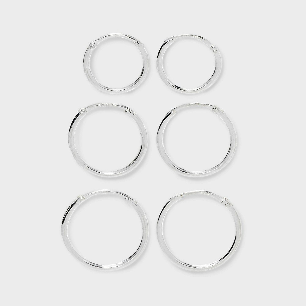 A New Day Endless Hoop Earring Set 3-Pack: $19.99