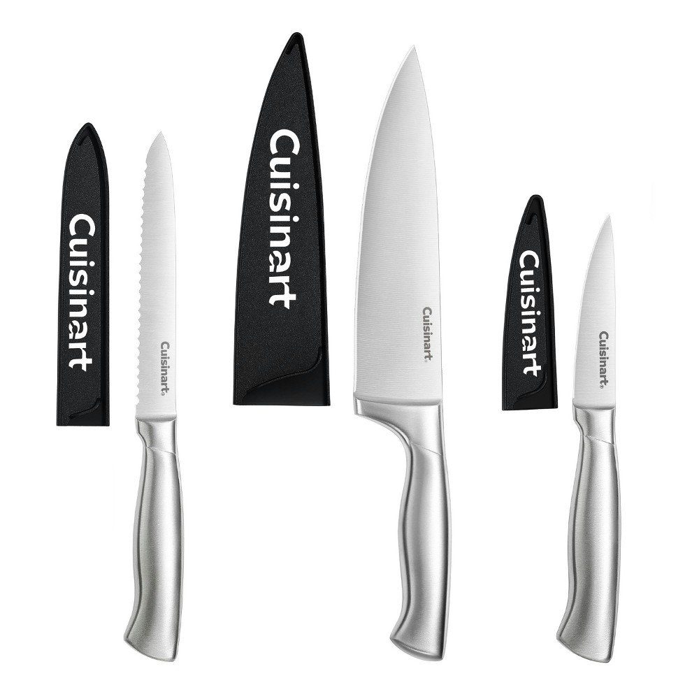 Cuisinart 3-Piece Chef Knife Set with Blade Guards: $19.99 Cuisinart 3-Piece Chef Knife Set with Blade Guards: $19.99