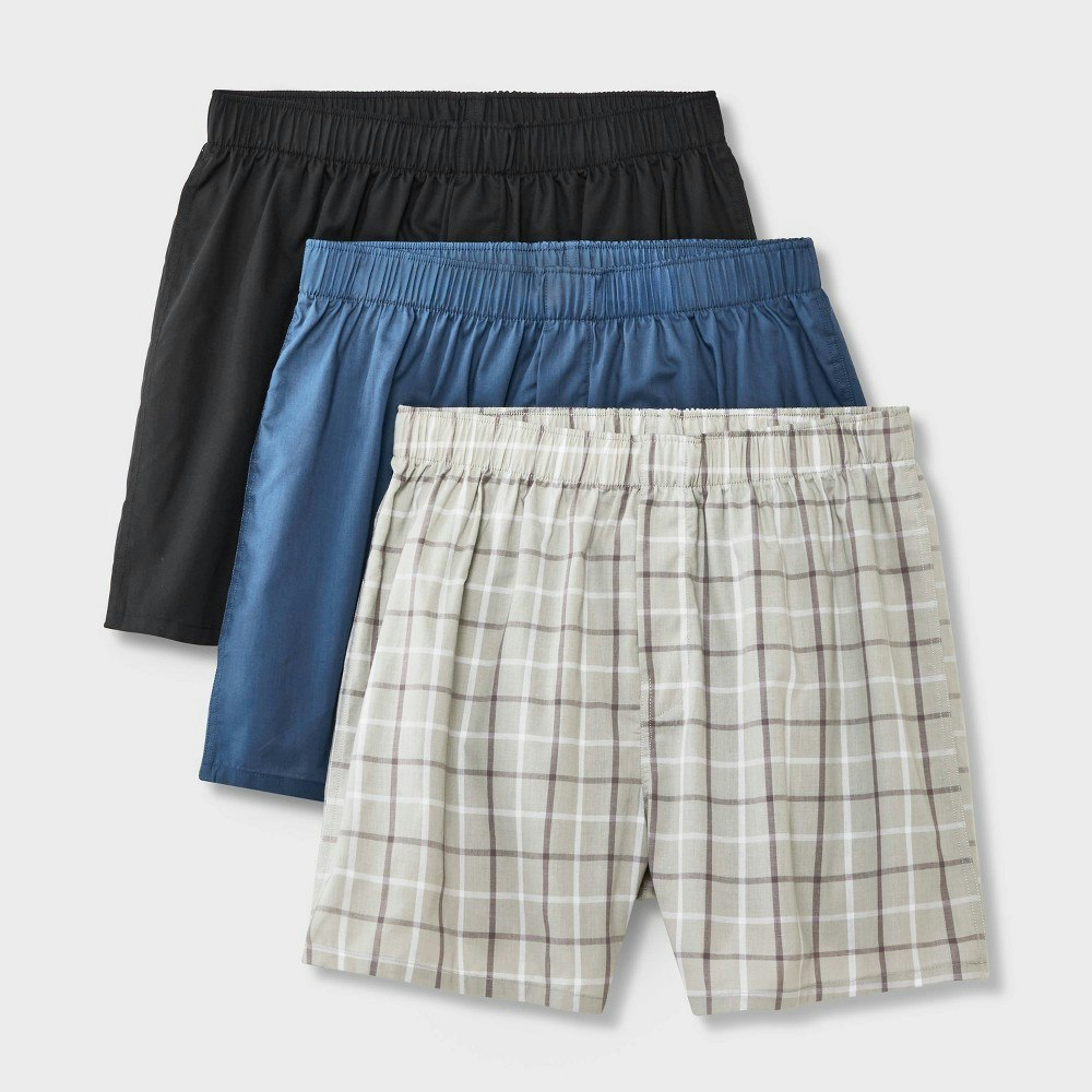 Dealworthy Men's Woven Boxers 3-Pack: $12 Dealworthy Men's Woven Boxers 3-Pack: $12