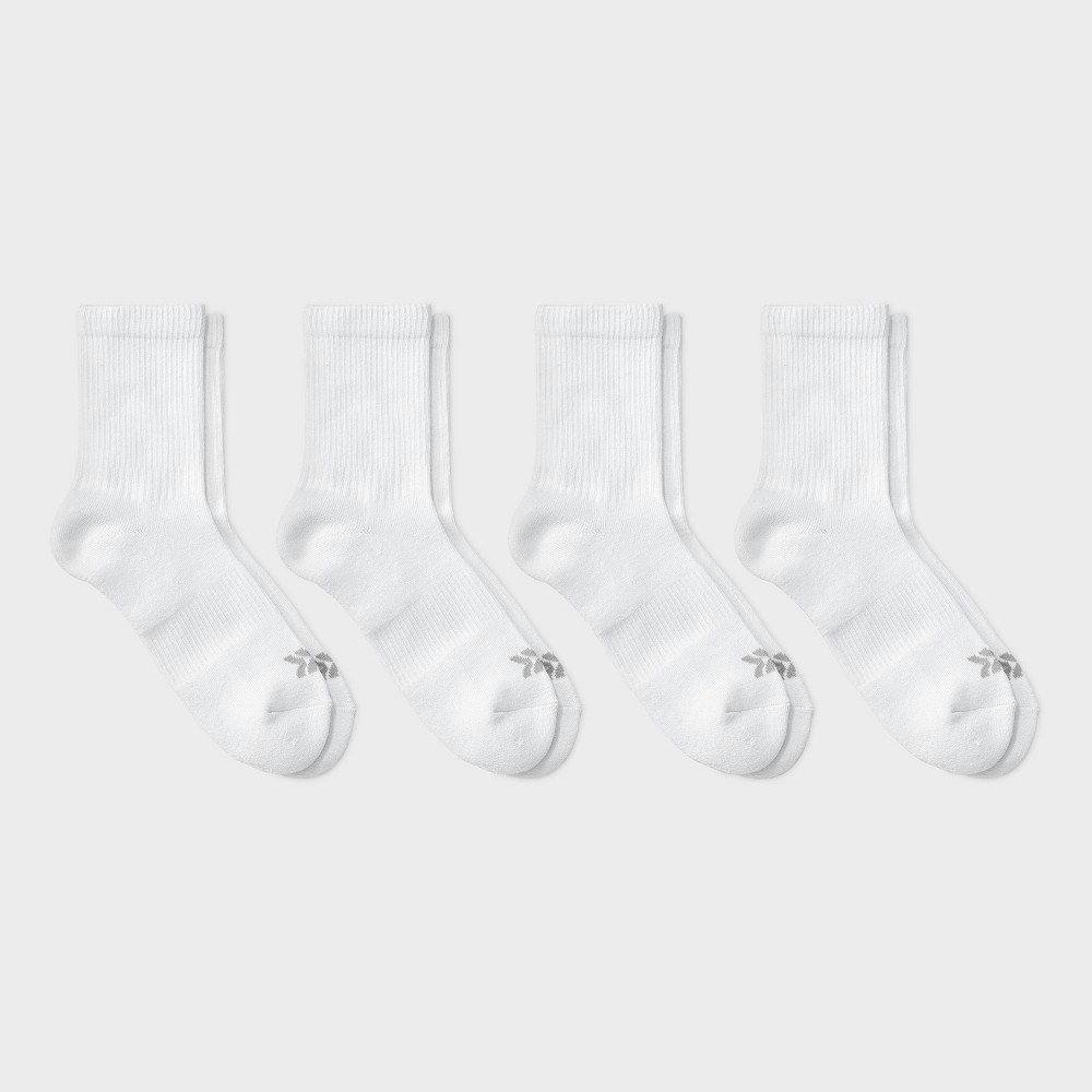 All In Motion Women's Cushioned Crew Socks 4-Pack: $12 All In Motion Women's Cushioned Crew Socks 4-Pack: $12