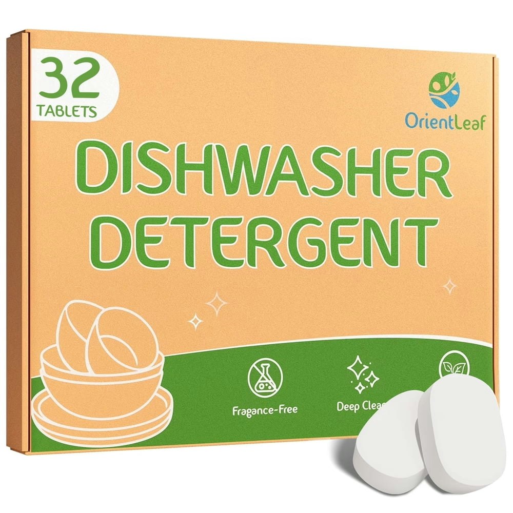 OrientLeaf Dishwasher Detergent Tablets 32-Count: $9.59 OrientLeaf Dishwasher Detergent Tablets 32-Count: $9.59