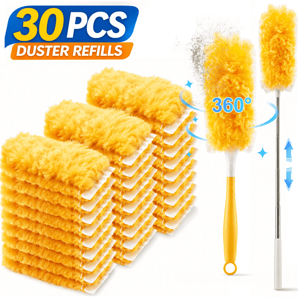Heavy Duty Microfiber Duster Refill Kit 30-Pack: $12.99