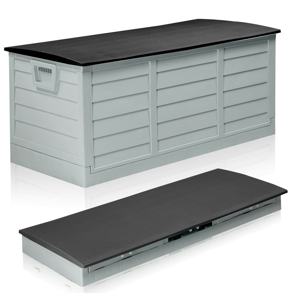 Ktaxon 75-Gallon Collapsible Outdoor Storage Deck Box: $59.99 Ktaxon 75-Gallon Collapsible Outdoor Storage Deck Box: $59.99