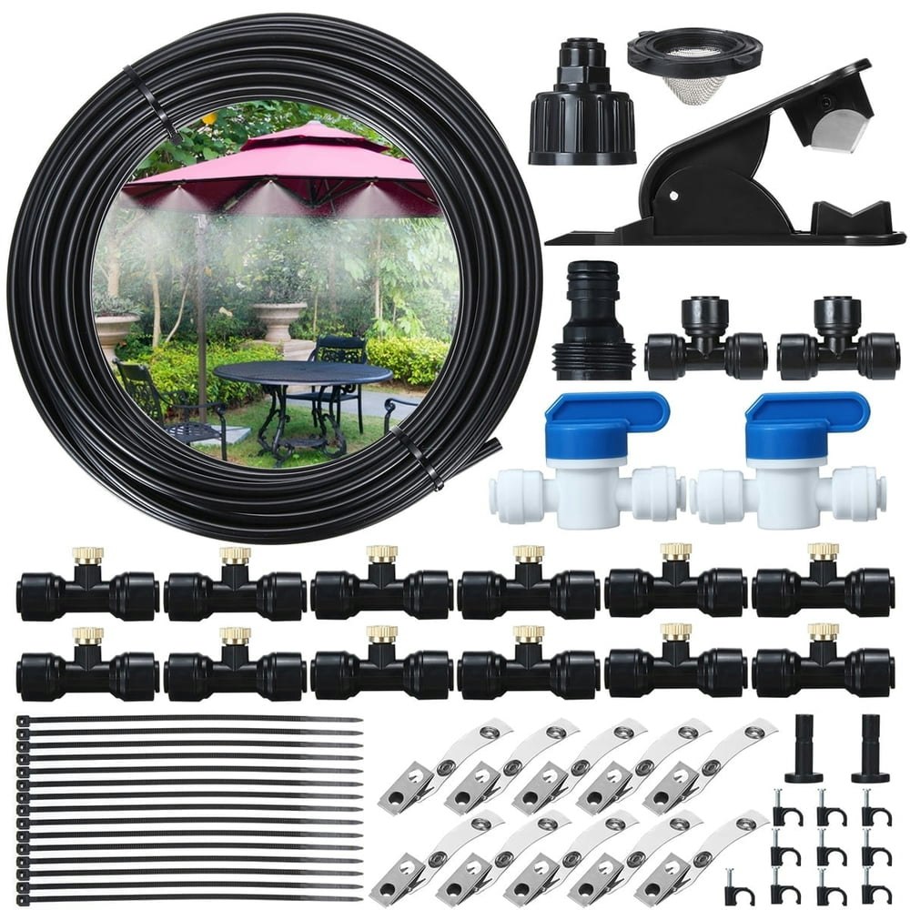 Bshapplus 50-Foot Patio Misting System: $20.99 Bshapplus 50-Foot Patio Misting System: $20.99