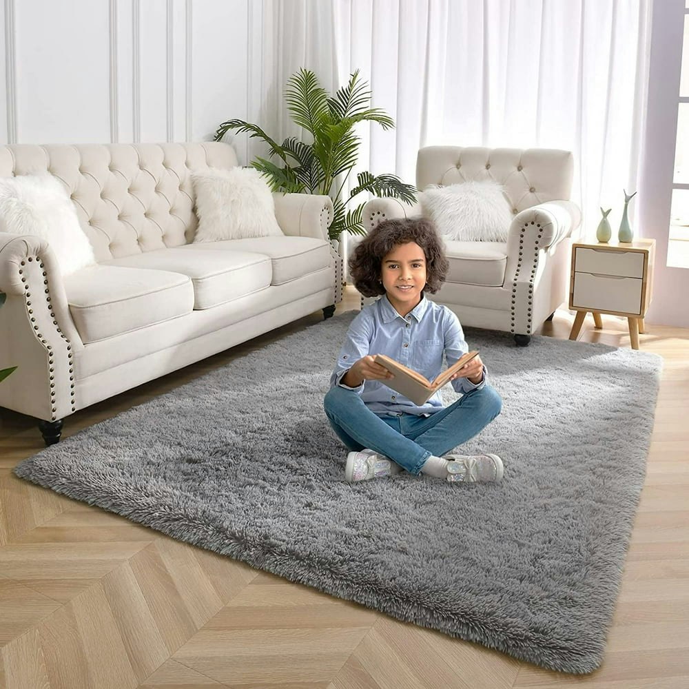 Softlife 5.3'x7.5' Shaggy Area Rug: $39.99 Softlife 5.3'x7.5' Shaggy Area Rug: $39.99