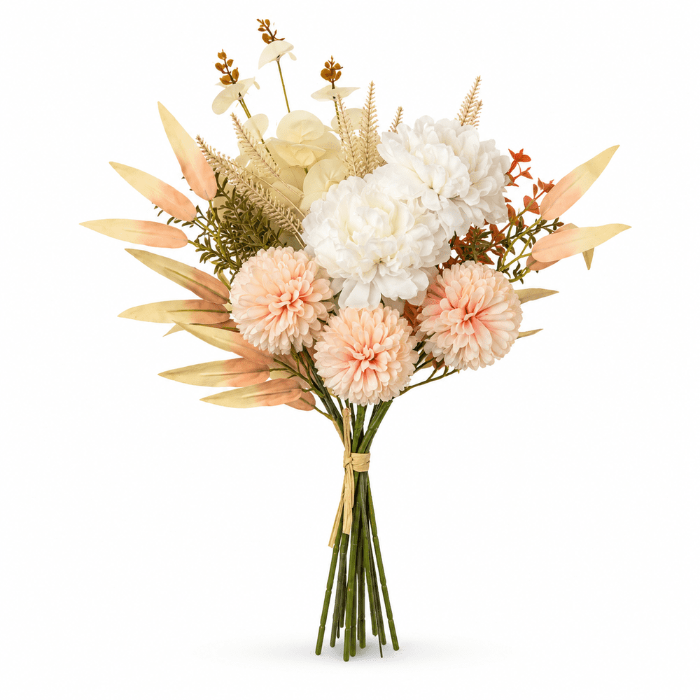 Champagne Artificial Silk Flower Bouquet: $11.99 Champagne Artificial Silk Flower Bouquet: $11.99