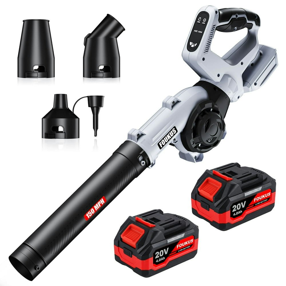 Foukus 580-CFM 40V Cordless Leaf Blower: $59.99