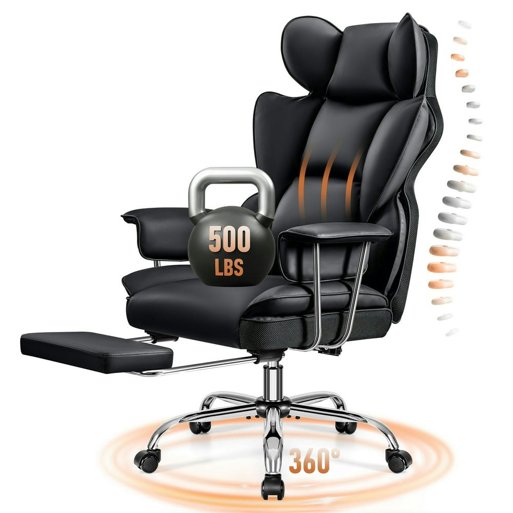 Coolhut 500-lb Big and Tall Ergonomic Executive Office Chair: $159.98