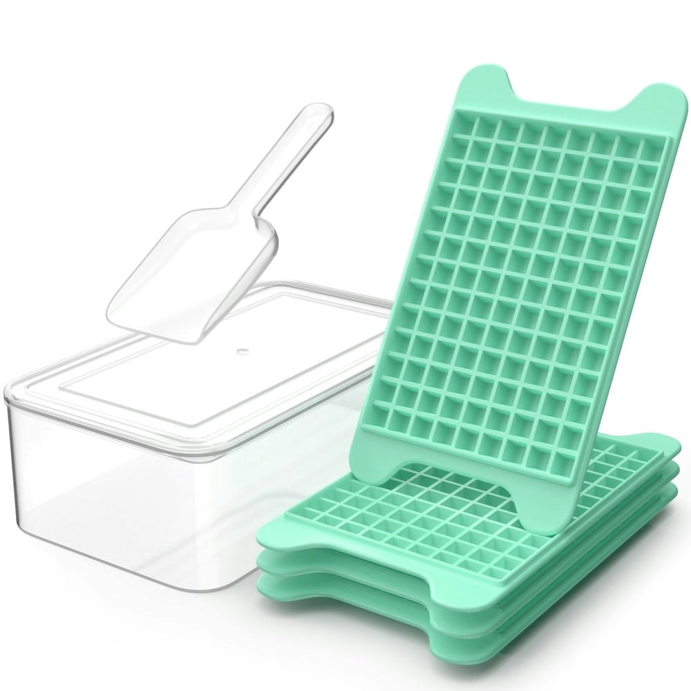 Tinana Mini Ice Cube Tray with Lid and Bin 4-Pack: $11.49 Tinana Mini Ice Cube Tray with Lid and Bin 4-Pack: $11.49