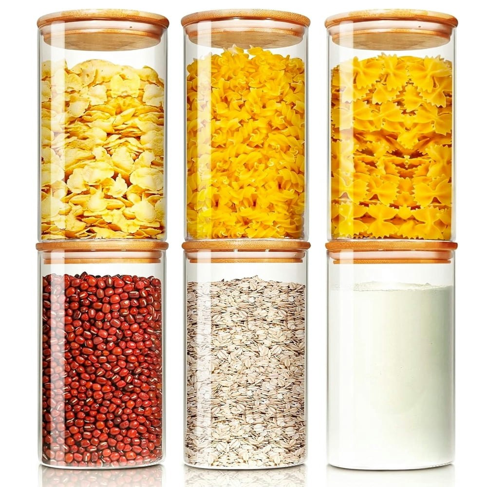 Foukus 25oz Glass Jar with Bamboo Lid 6-Pack: $22.49 Foukus 25oz Glass Jar with Bamboo Lid 6-Pack: $22.49