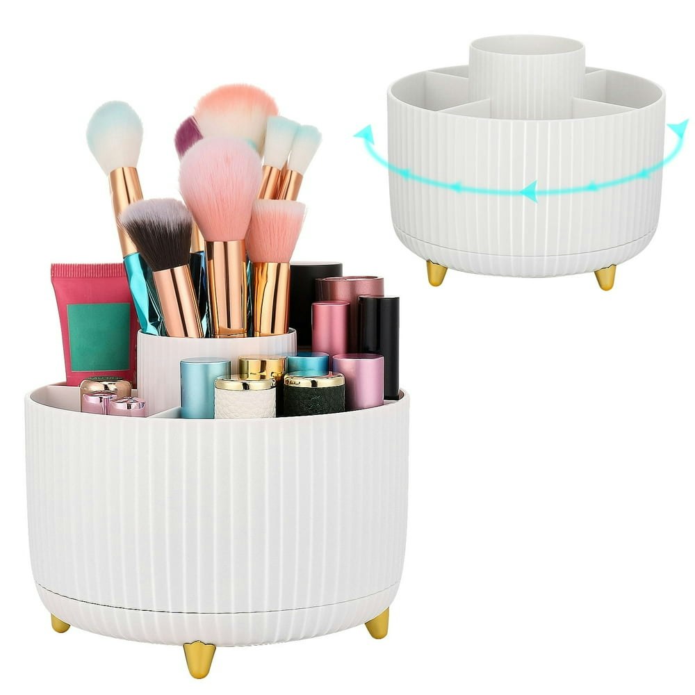 Aowoo 360-Degree Rotating 5-Slot Makeup Brush Organizer: $9.99 Aowoo 360-Degree Rotating 5-Slot Makeup Brush Organizer: $9.99