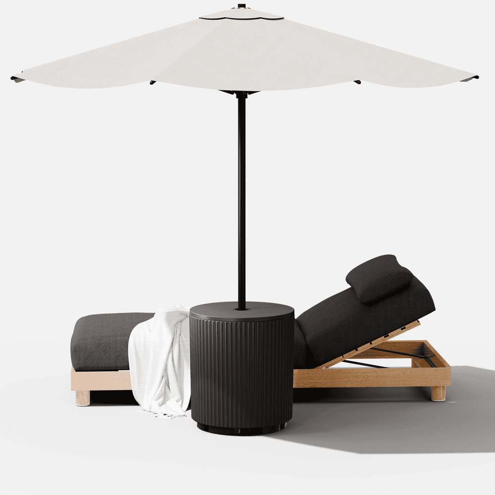 Chiccushion Outdoor Umbrella Side Table: $70.91 Chiccushion Outdoor Umbrella Side Table: $70.91