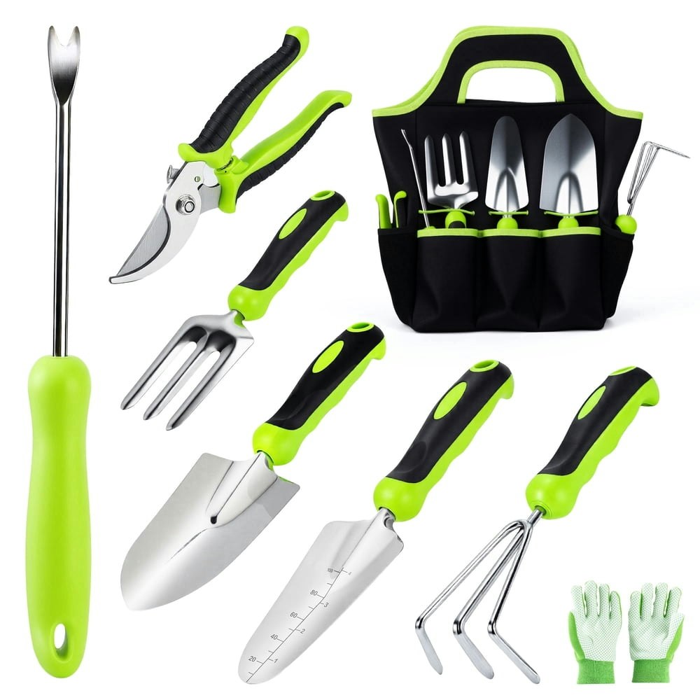 Deli 8-Piece Stainless Steel Garden Tool Set: $22.79 Deli 8-Piece Stainless Steel Garden Tool Set: $22.79