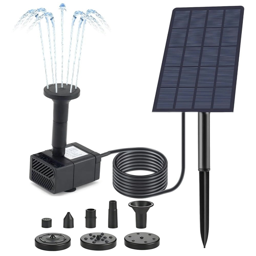 BN-LINK 2.5W Solar Fountain Pump: $15.99
