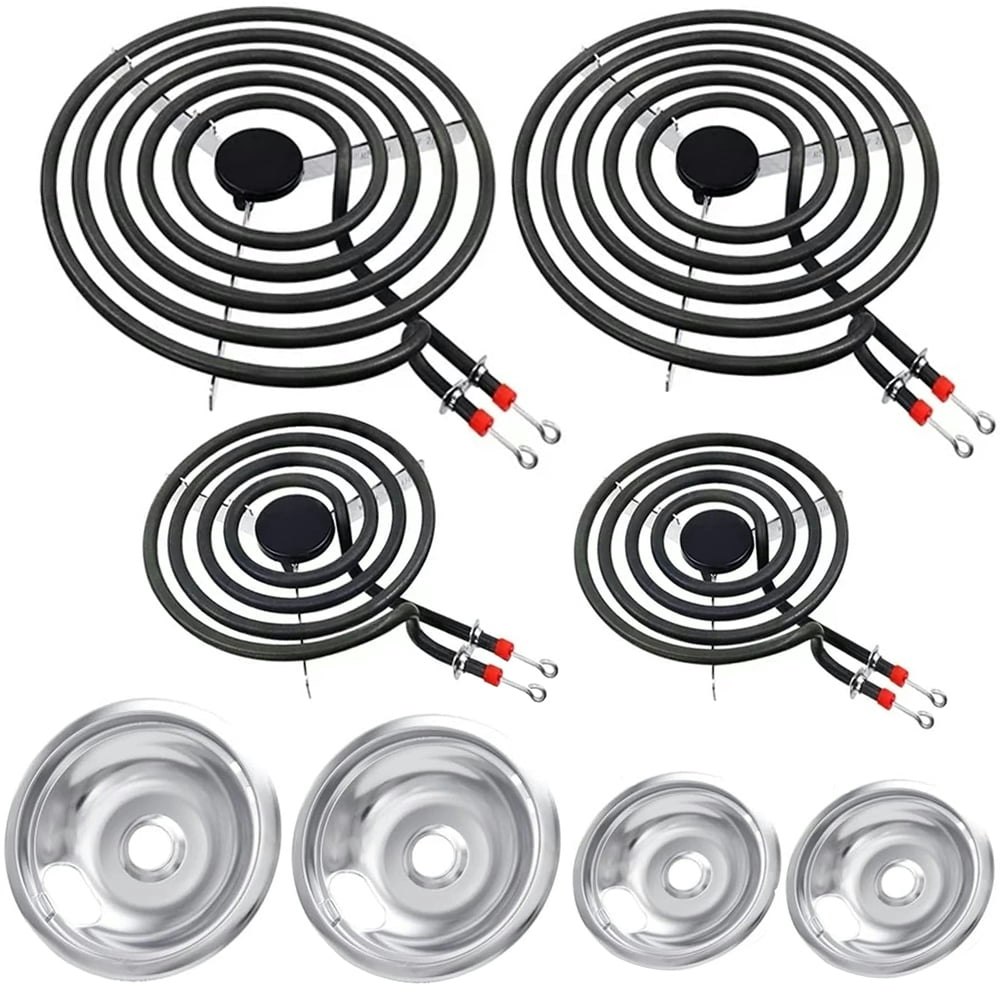 Whirlpool Electric Range Burner Element and Drip Pan Replacement Set: $47.48
