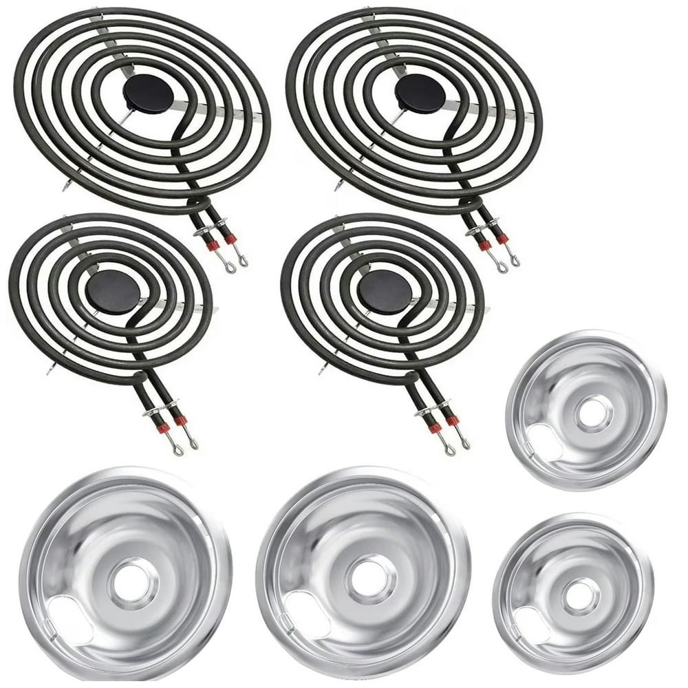 Whirlpool Electric Range Burner Element and Drip Pan 4-Pack: $47.48