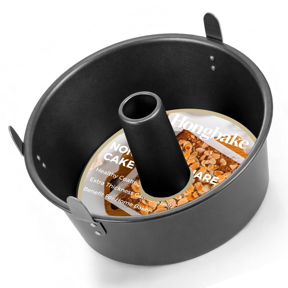 Hongbake 10-inch 16-Cup Angel Food Cake Pan: $15.76 Hongbake 10-inch 16-Cup Angel Food Cake Pan: $15.76