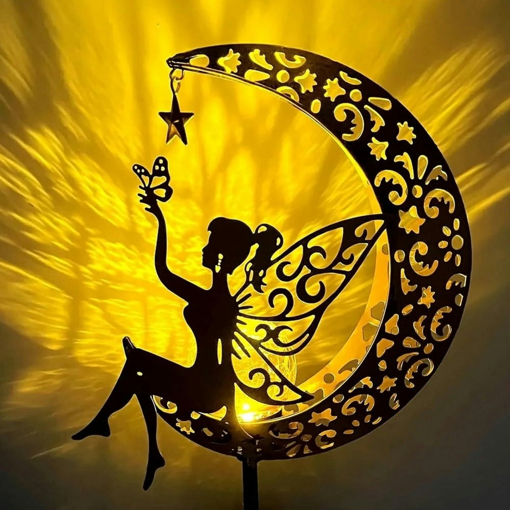 Volivo Moon Fairy Solar Garden Lights: $16.99