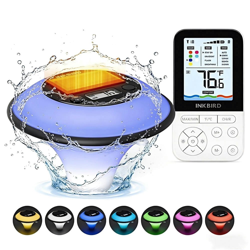 Inkbird Solar-Powered Wireless Pool Thermometer Set: $59.99 Inkbird Solar-Powered Wireless Pool Thermometer Set: $59.99