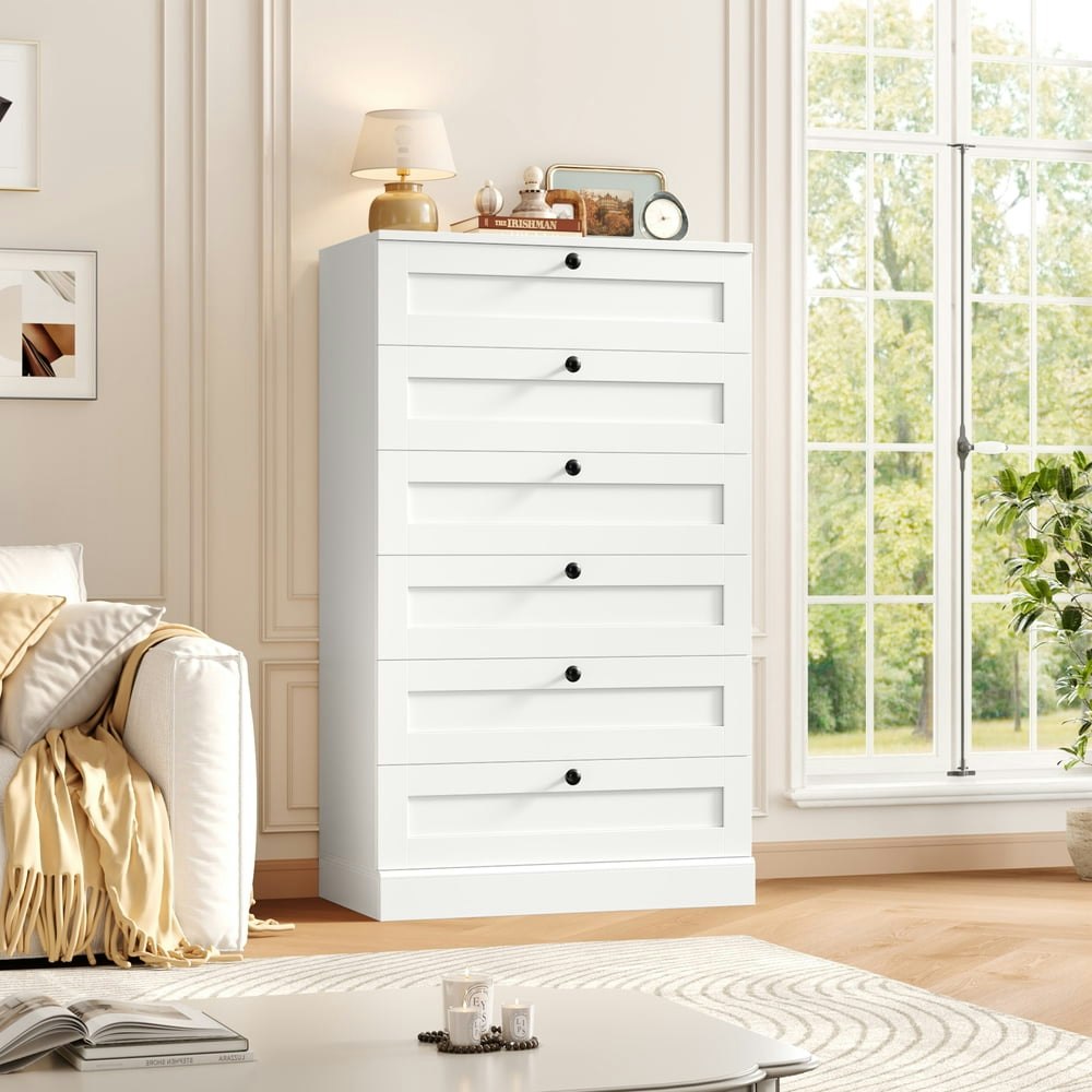 Homfa 6-Drawer Wood Dresser: $179.95 Homfa 6-Drawer Wood Dresser: $179.95