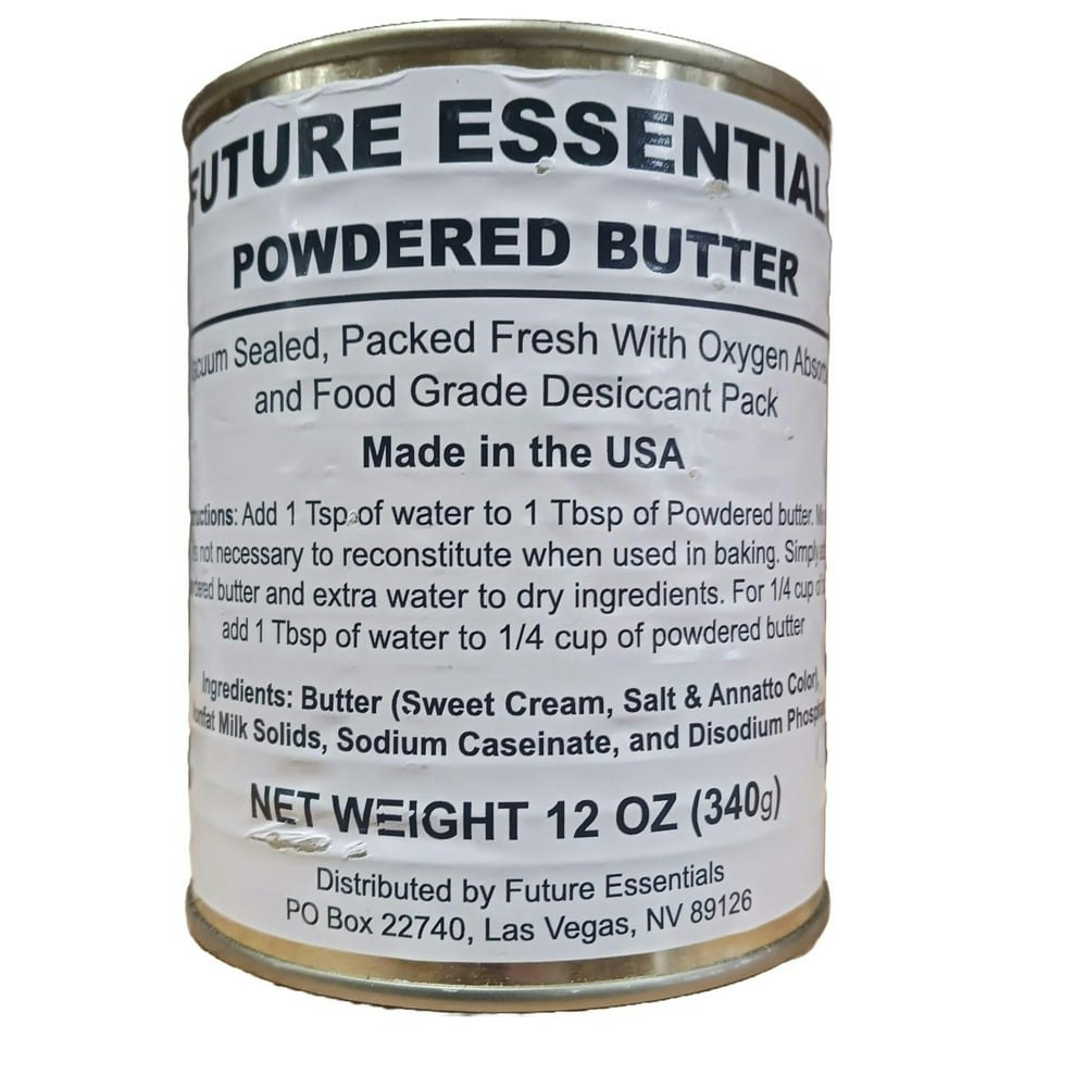 Vacuum Sealed Powdered Butter 12-oz. Can: $20.39