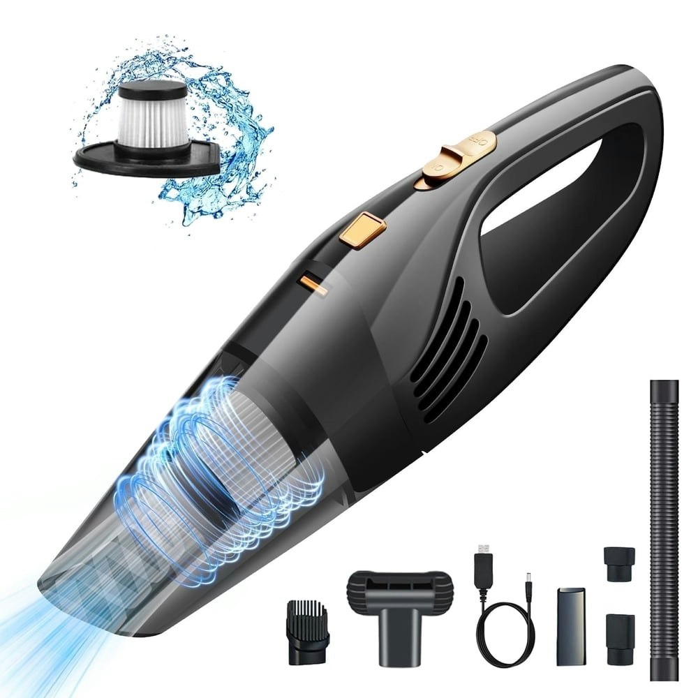 Cordless Portable Handheld Car Vacuum: $24.99 Cordless Portable Handheld Car Vacuum: $24.99