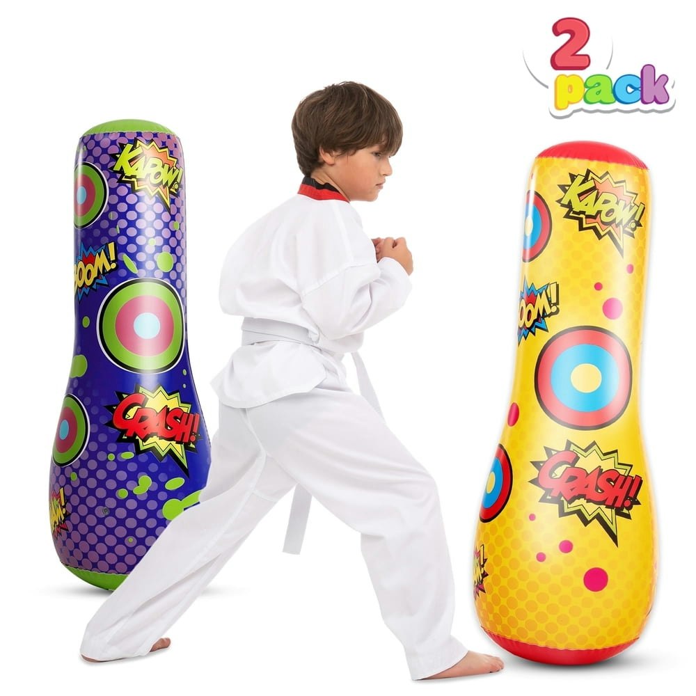 Joyfy 47-Inch Inflatable Punching Bag 2-Pack: $24.99