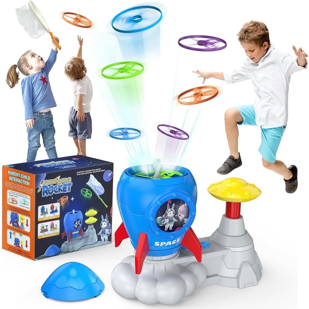 Outdoor Rocket Launcher Toy: $21.99
