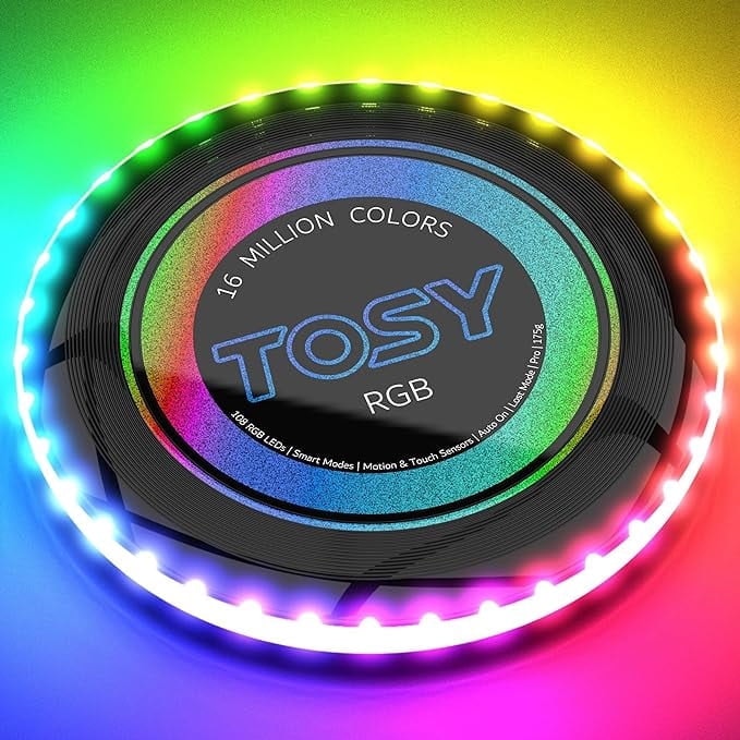 Tosy 175g Rechargeable LED Flying Disc: $19.49 Tosy 175g Rechargeable LED Flying Disc: $19.49