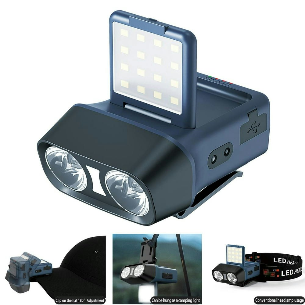 Juyafio Multifunctional Rechargeable Induction Headlamp: $14.99