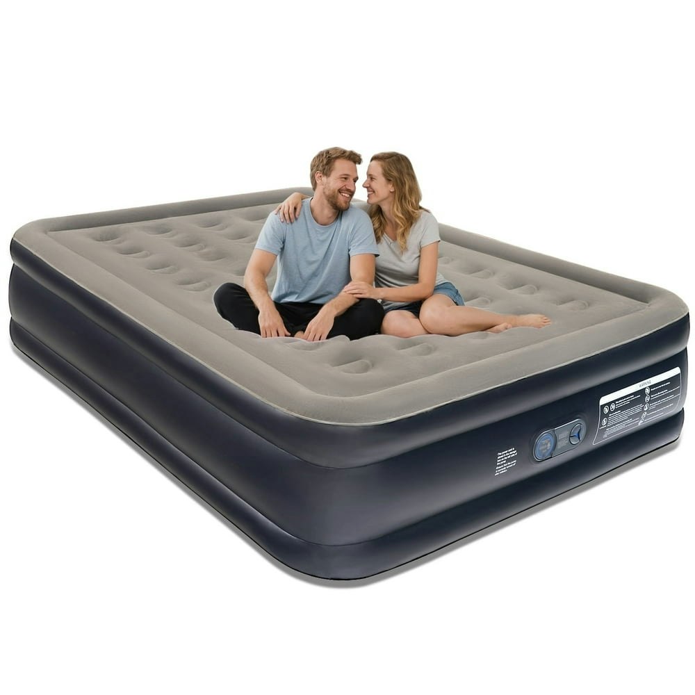 Eggory Queen Inflatable Air Mattress with Built-in Pump: $69.99 Eggory Queen Inflatable Air Mattress with Built-in Pump: $69.99
