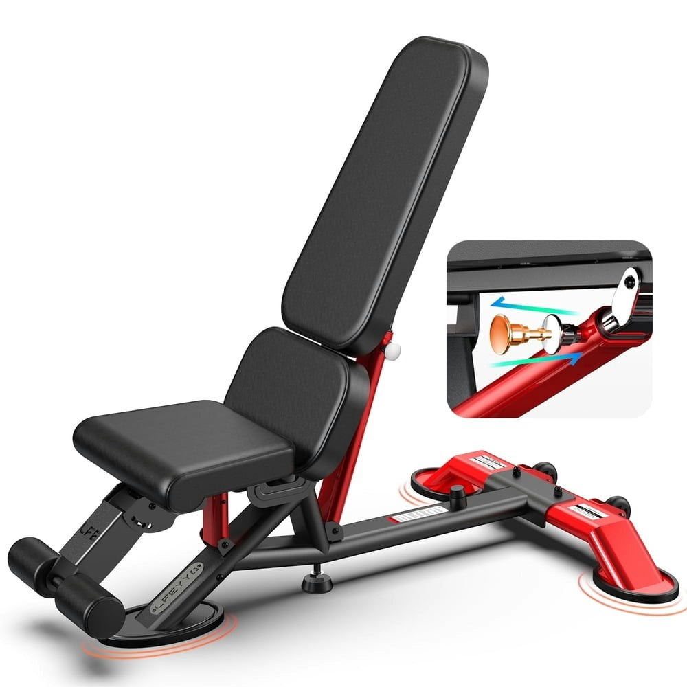Lnow 2,000lb Commercial Adjustable Weight Bench: $189.99 Lnow 2,000lb Commercial Adjustable Weight Bench: $189.99