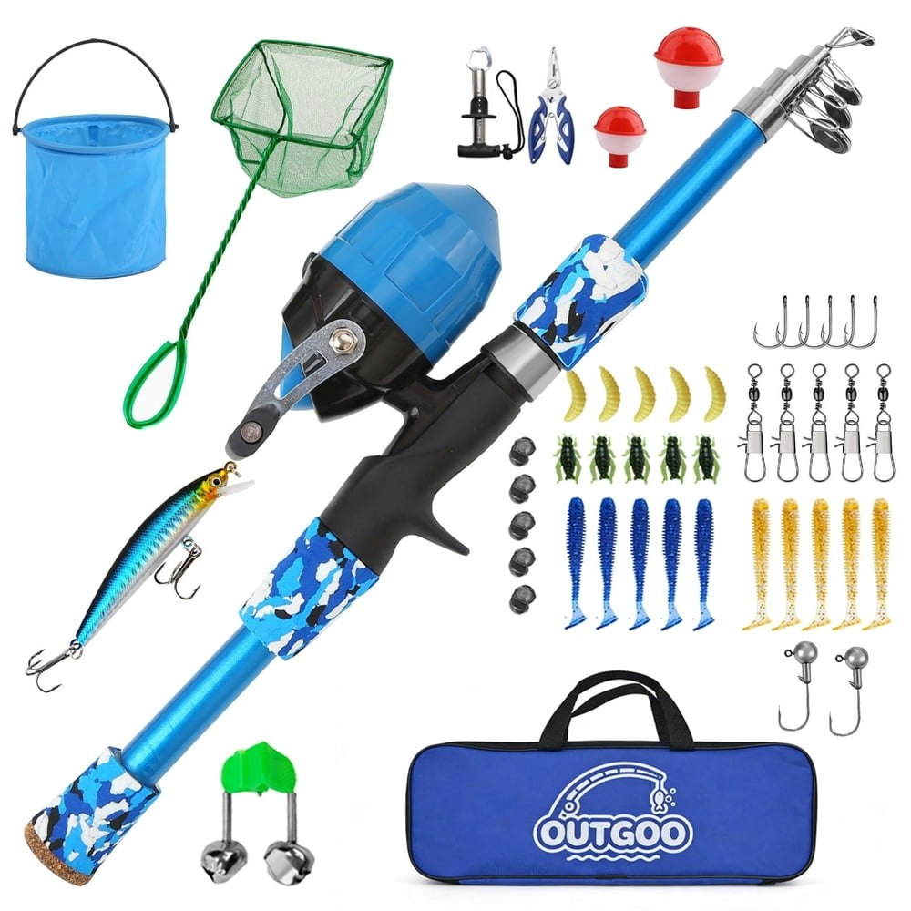 Outgoo Kids Telescopic Fishing Rod and Reel Combo Kit: $23.99 Outgoo Kids Telescopic Fishing Rod and Reel Combo Kit: $23.99