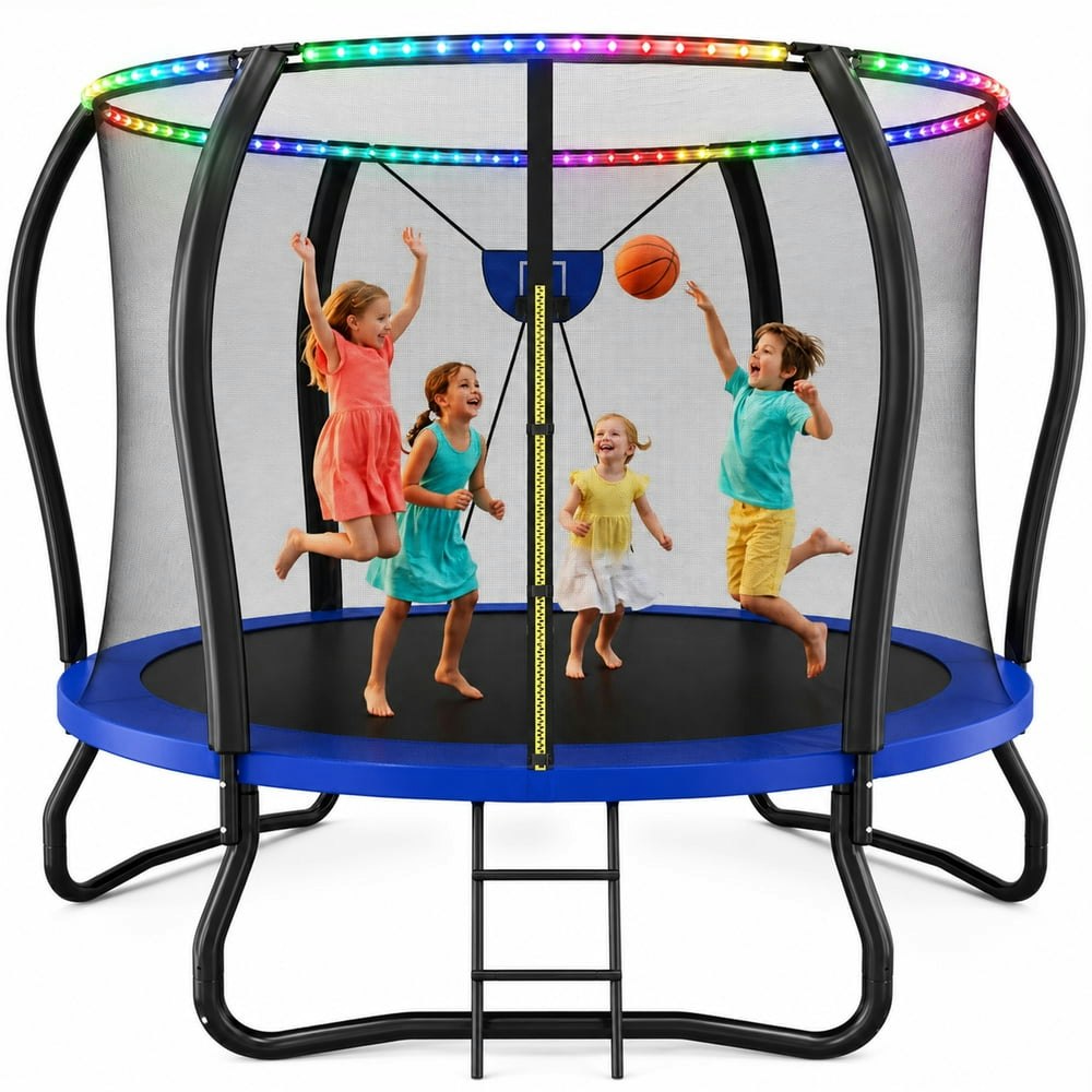 SaveJoy 10-Foot Kids Trampoline with Safety Enclosure: $209.99 SaveJoy 10-Foot Kids Trampoline with Safety Enclosure: $209.99
