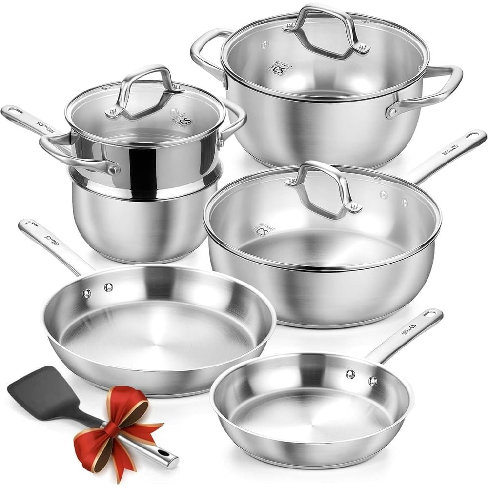 Koch Systeme CS 10-Piece Stainless Steel Cookware Set: $88.79 Koch Systeme CS 10-Piece Stainless Steel Cookware Set: $88.79