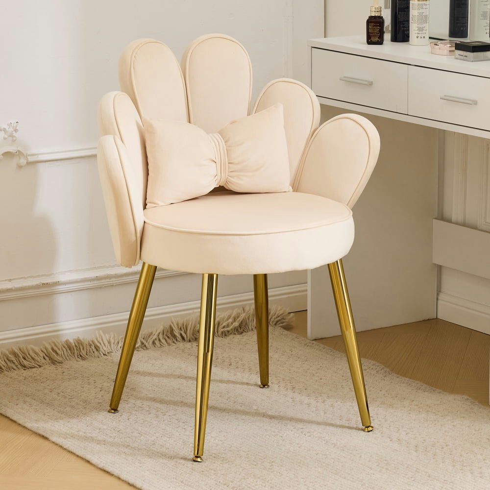 Ktaxon Velvet Flower Back Accent Chair: $79.99 Ktaxon Velvet Flower Back Accent Chair: $79.99